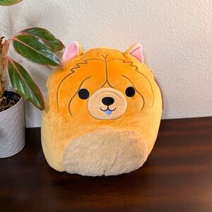 Plush Dog Toy - Tan and Cream